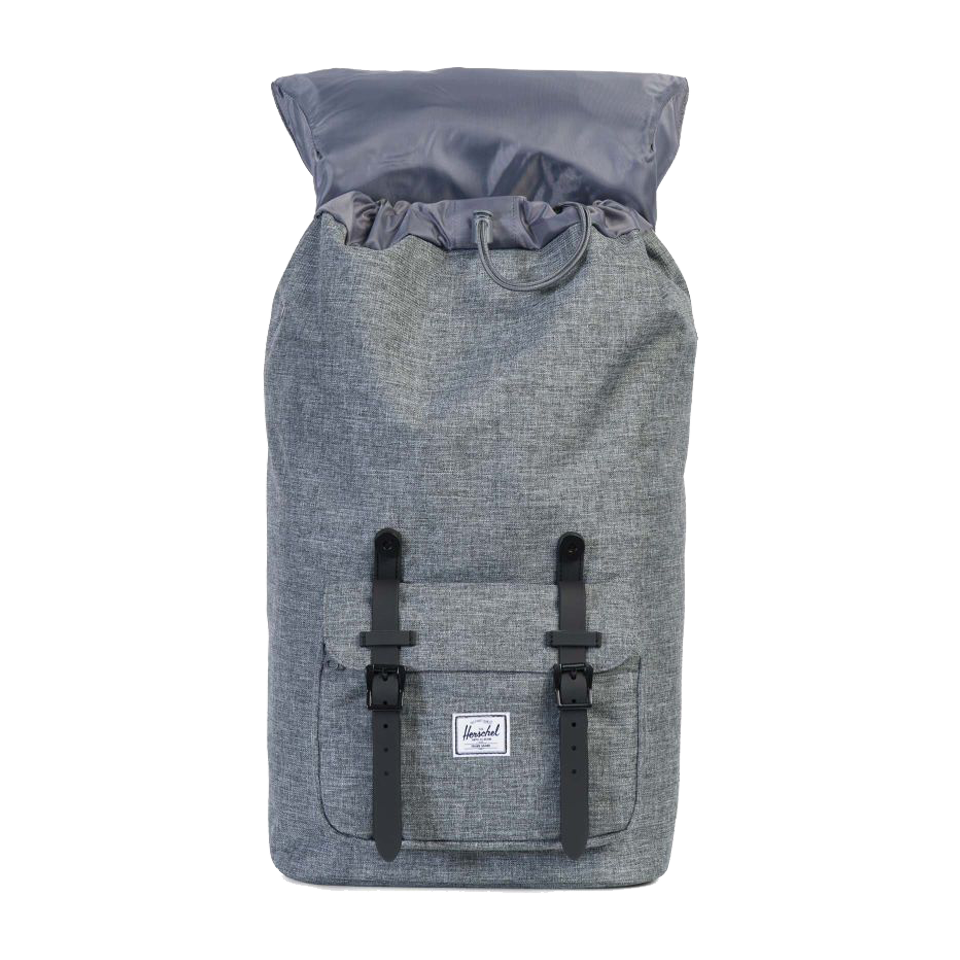 Herschel little sales america raven crosshatch