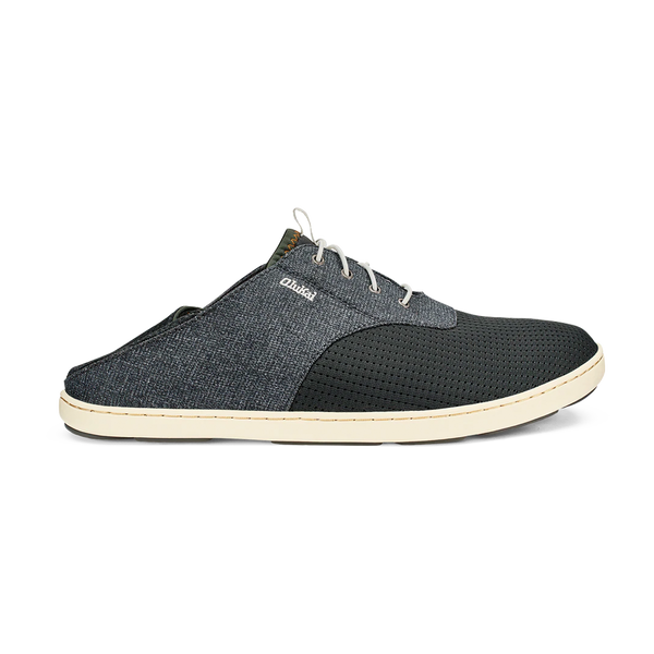 OluKai Men's Nohea Moku Dark Shadow/Dark Shadow