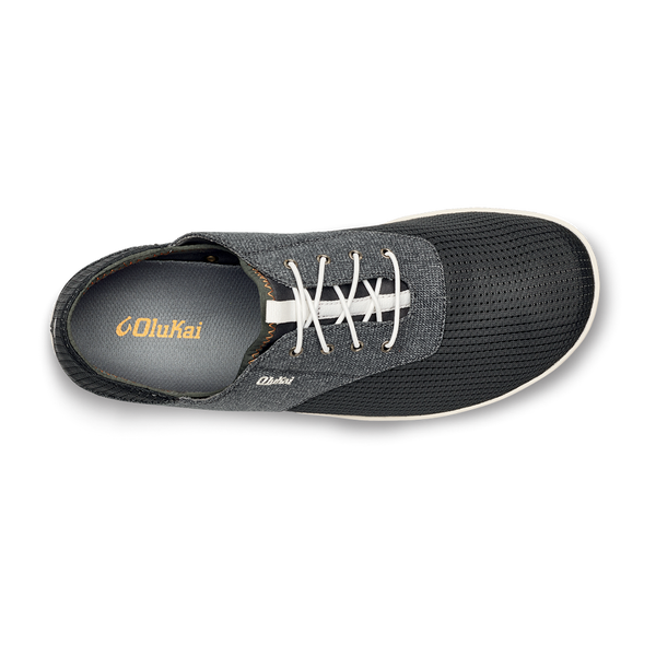 OluKai Men's Nohea Moku Dark Shadow/Dark Shadow