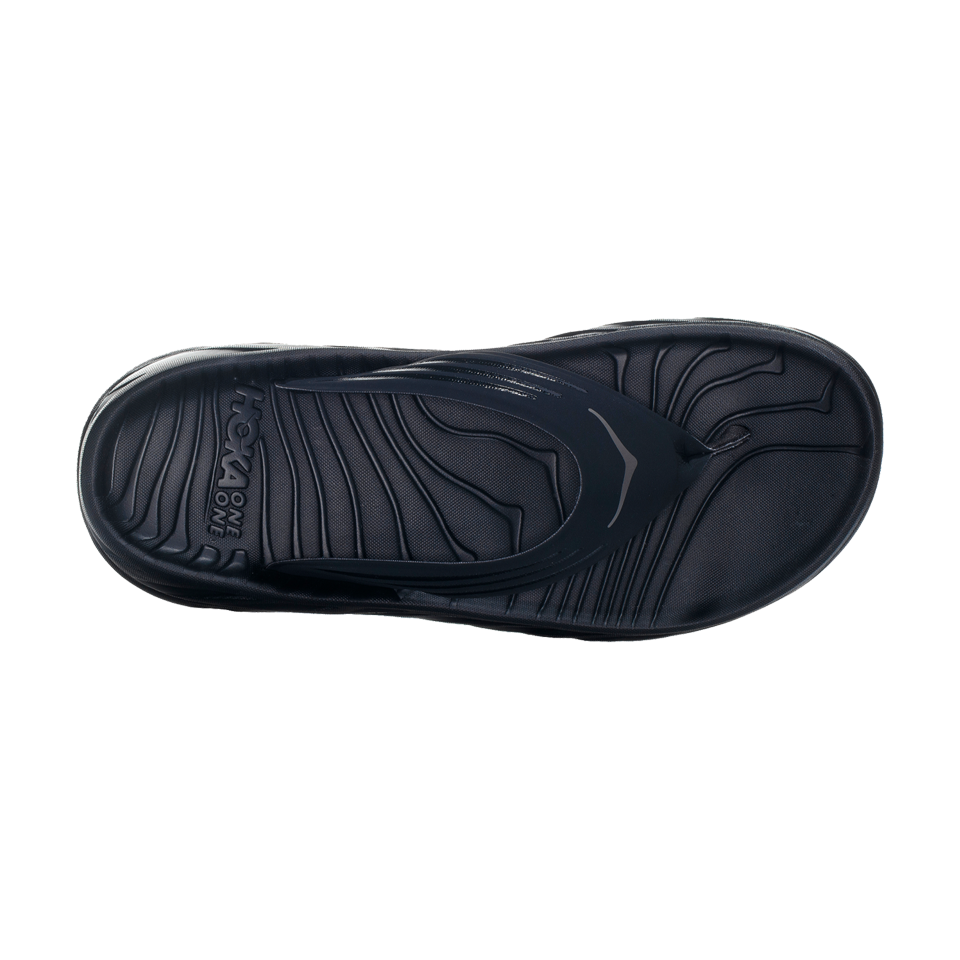 HOKA Men's ORA Recovery Flip Black/Dark Gull