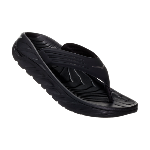 HOKA Men's ORA Recovery Flip Black/Dark Gull