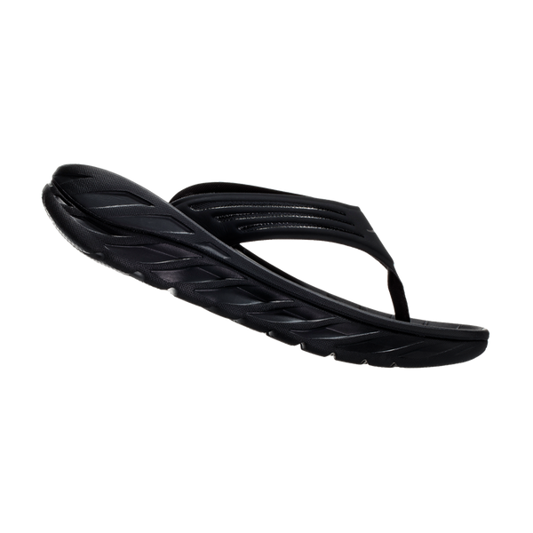 HOKA Men's ORA Recovery Flip Black/Dark Gull