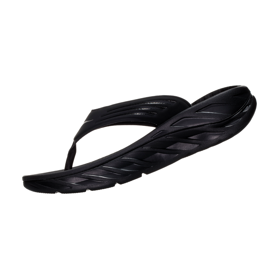 HOKA Men's ORA Recovery Flip Black/Dark Gull Secondary image