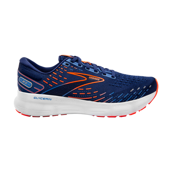 Brooks Men's Glycerin 20 D Width Blue Depth/Palace Blue