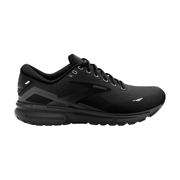 Brooks Men's Ghost 15 4E Width Black/Black/Ebony