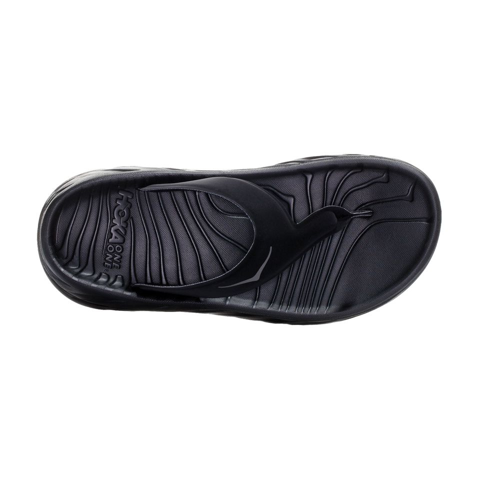 HOKA Women's ORA Recovery Flip Black/Dark Gull