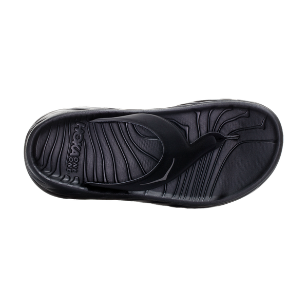 HOKA Women's ORA Recovery Flip Black/Dark Gull