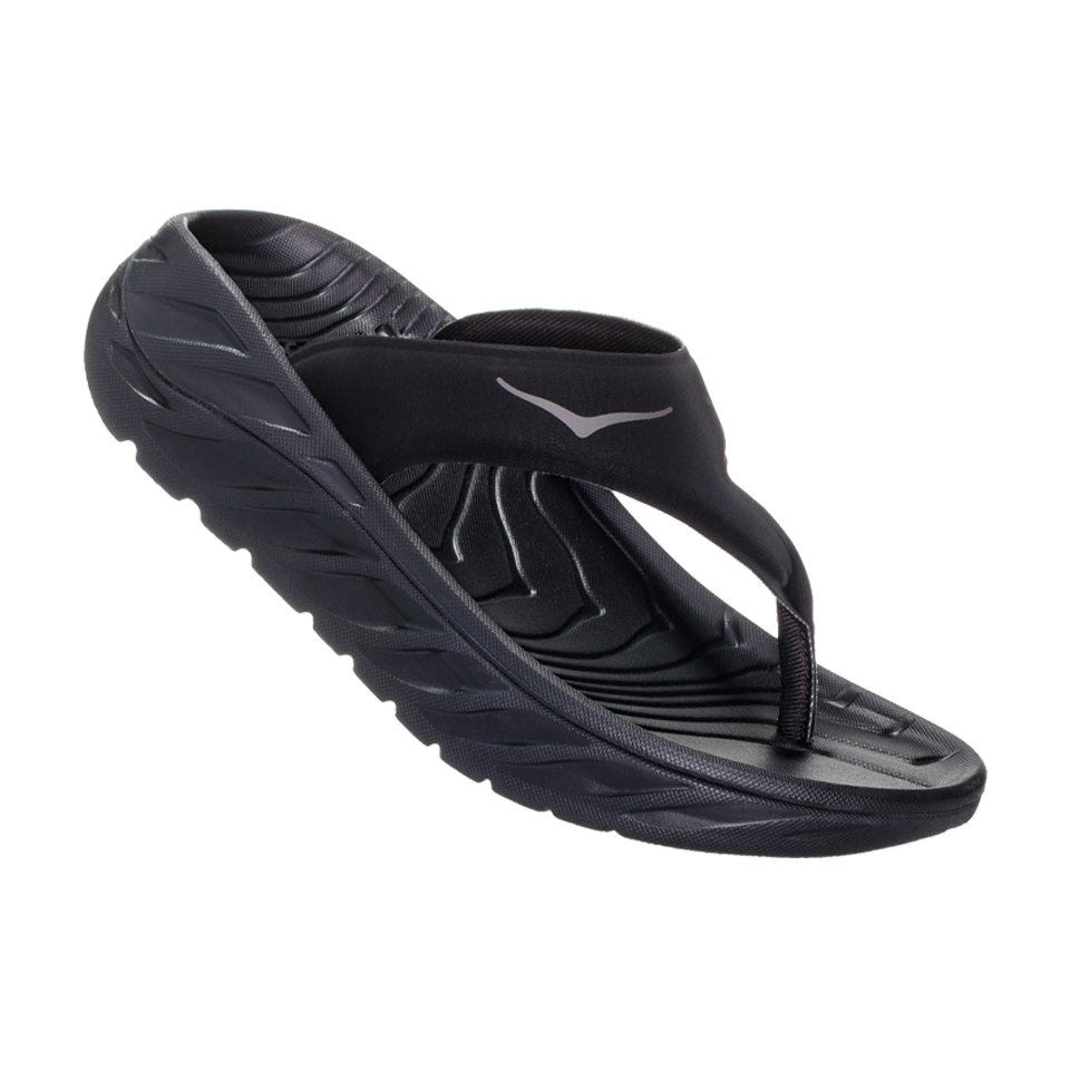 HOKA Women's ORA Recovery Flip Black/Dark Gull