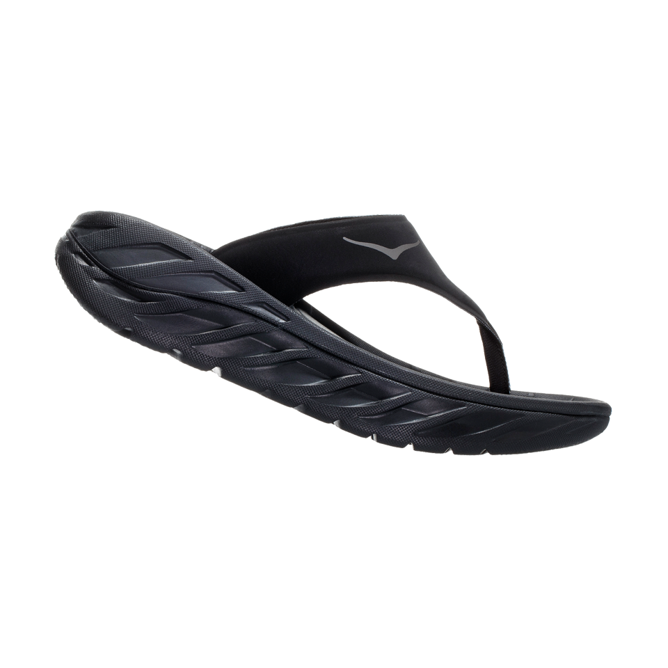 HOKA Women's ORA Recovery Flip Black/Dark Gull