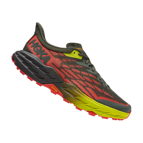 HOKA Men's Speedgoat 5 Thyme/Fiesta