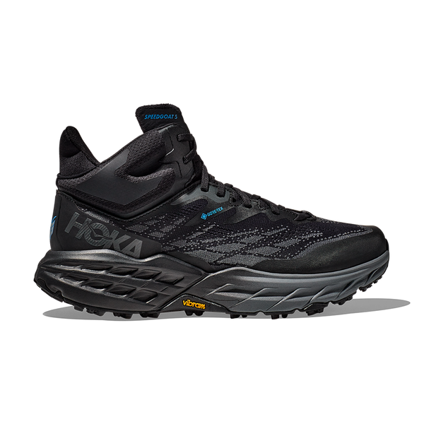 HOKA Men's Speedgoat 5 Mid GTX Black/Black