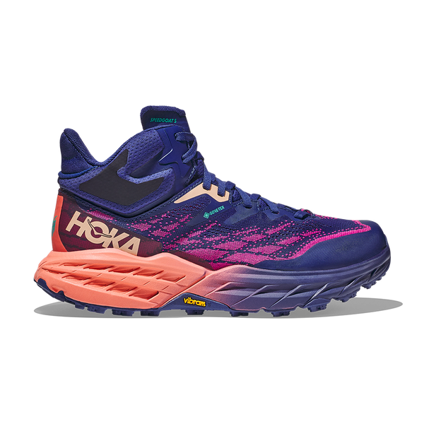 HOKA Women's Speedgoat 5 Mid GTX Bellwether Blue/Camellia