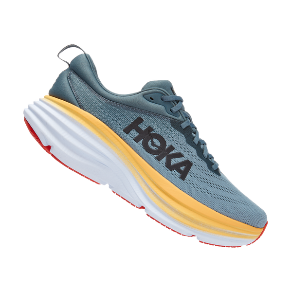 HOKA Men's BONDI 8 Wide Goblin Blue/Mountain Spring