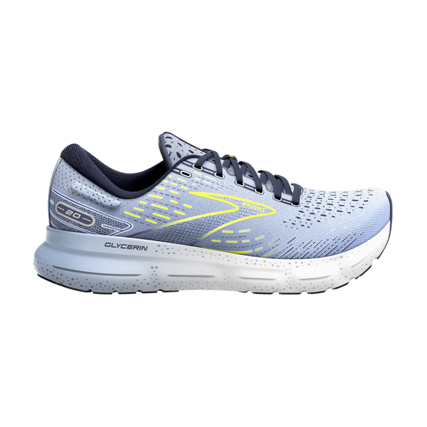 Brooks Women's Glycerin 20 B Width Light Blue/Peacoat/Nightlife