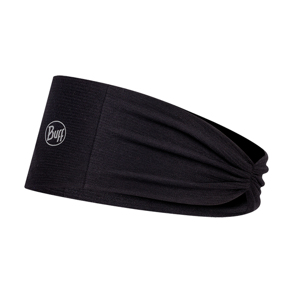 Buff CoolNet UV+ Tapered Headband Solid Black