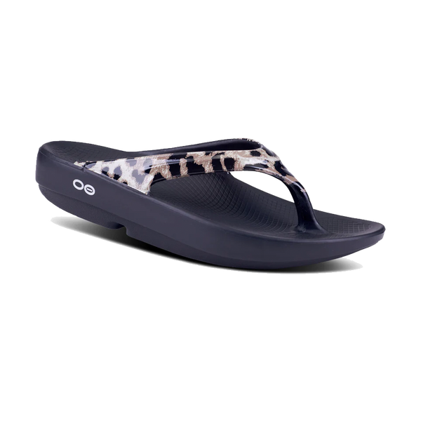 OOFOS Women's OOlala Limited Sandal - Cheetah