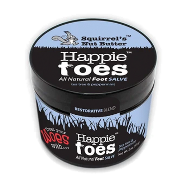 Squirrel's Nut Butter Happie Toes All Natural Foot Salve - 2.0 oz Tub