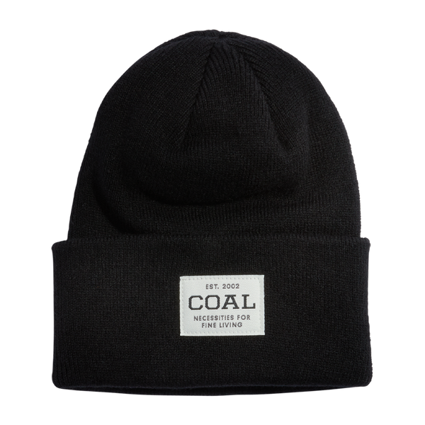 Coal The Uniform Recycled Knit Cuff Beanie Black