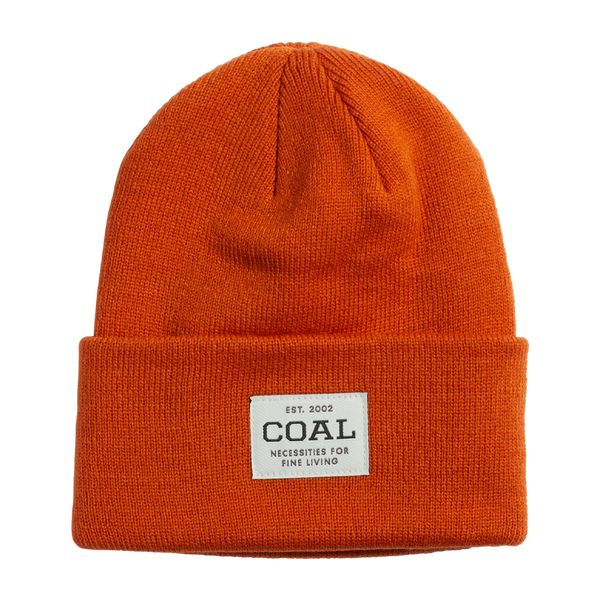 Coal The Uniform Recycled Knit Cuff Beanie Burnt Orange