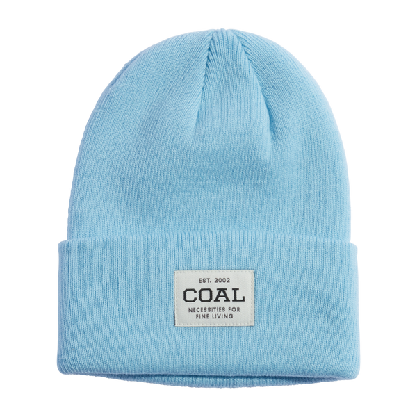 Coal The Uniform Recycled Knit Cuff Beanie Light Blue