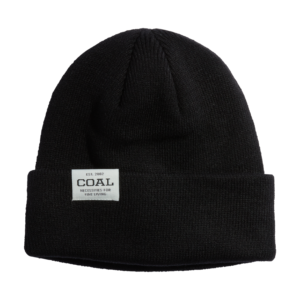 Coal The Uniform Low Recycled Knit Cuff Beanie Black Main image