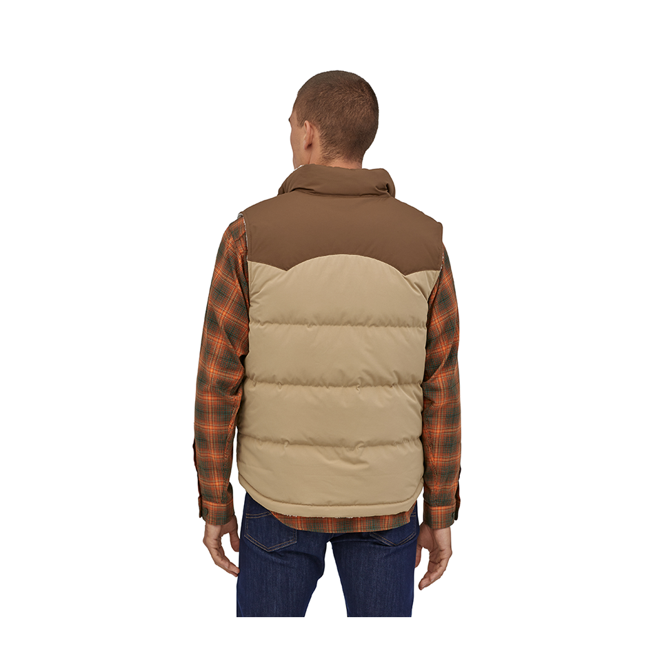 Patagonia Men s Reversible Bivy Down Vest Classic Tan Play
