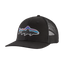 Patagonia Fitz Roy Trout Trucker Hat Black