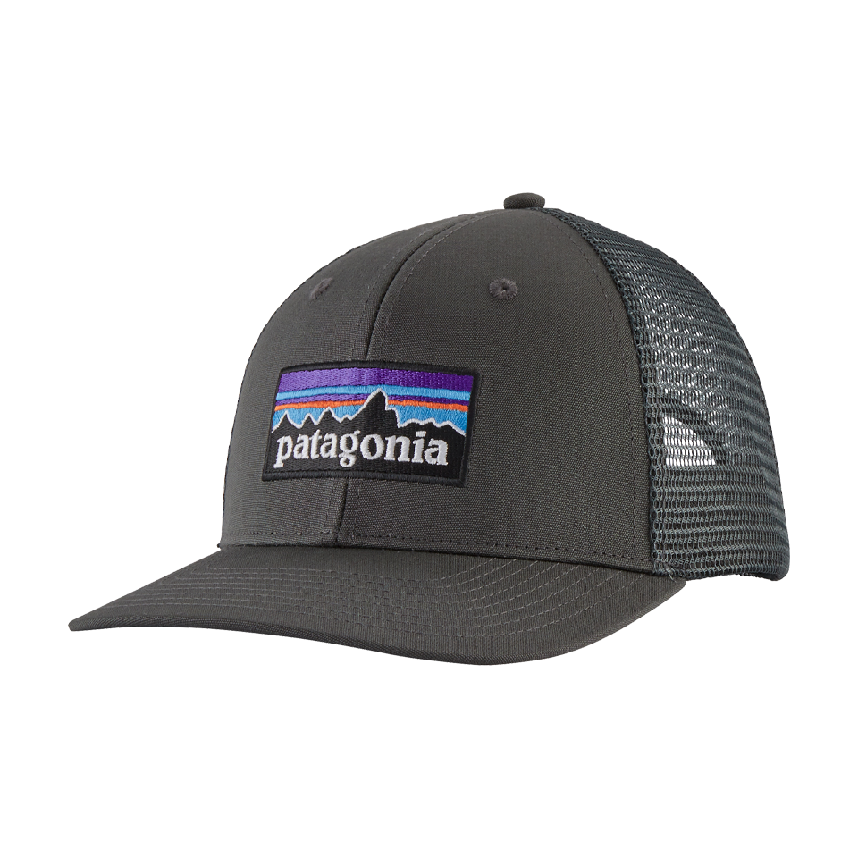 Patagonia P-6 Logo Trucker Hat Forge Grey Main image
