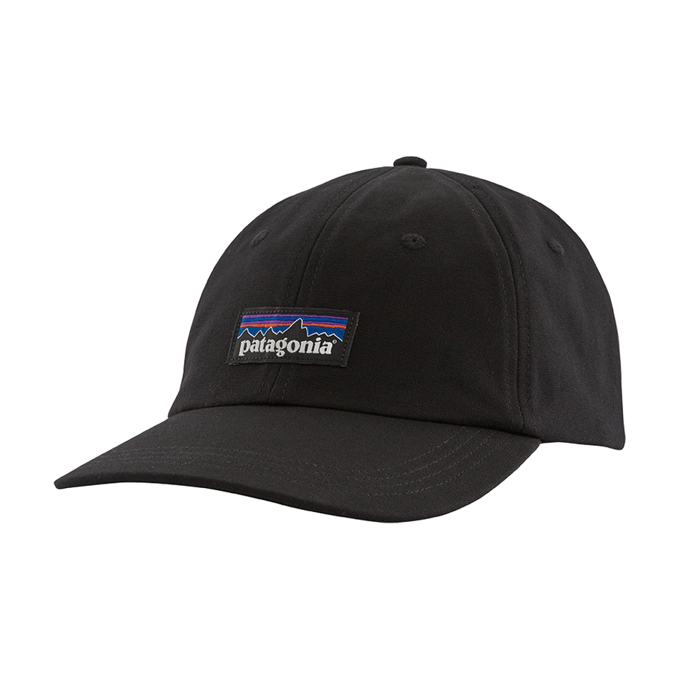 Patagonia P-6 Label Trad Cap Black - Play Stores Inc