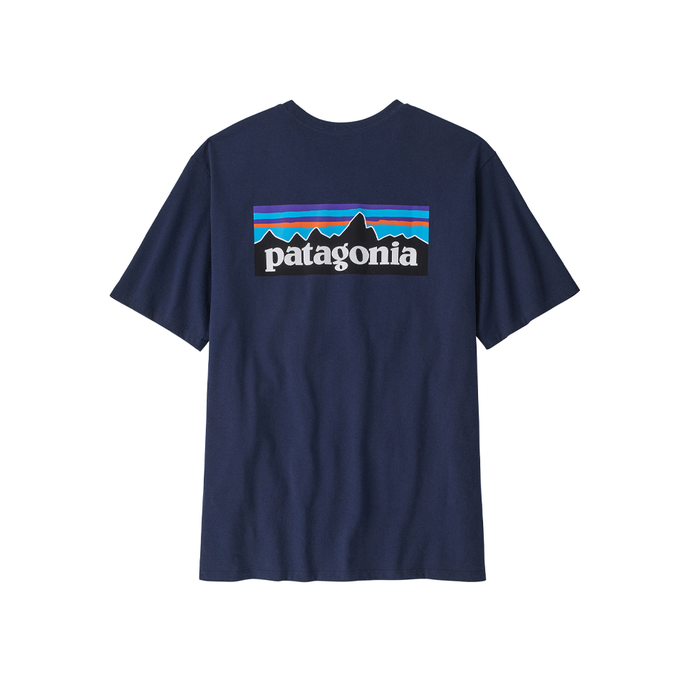 Patagonia Men's P-6 Logo Responsibili-Tee Classic Navy
