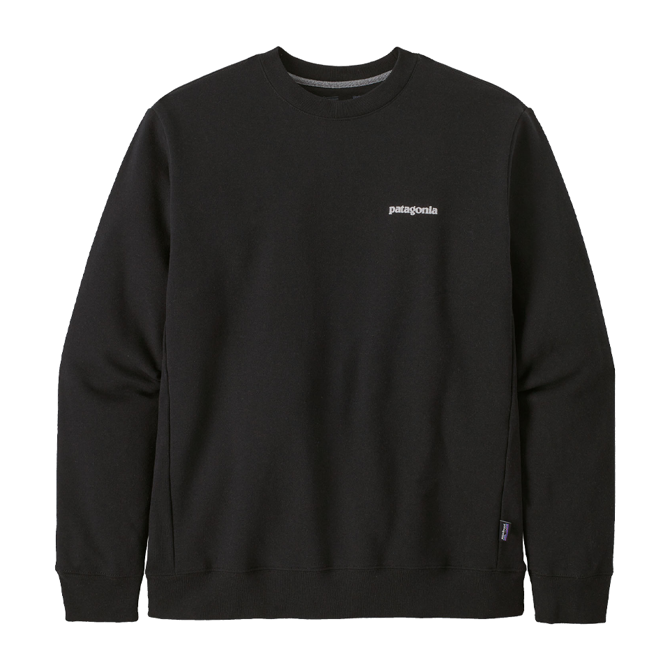 Patagonia P-6 Logo Uprisal Crew Sweatshirt Black - Play Stores Inc