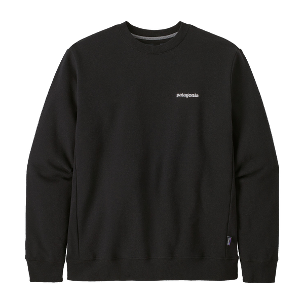 Patagonia P-6 Logo Uprisal Crew Sweatshirt Black