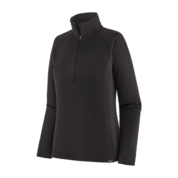 Patagonia Women's Capilene Midweight Zip-Neck Black