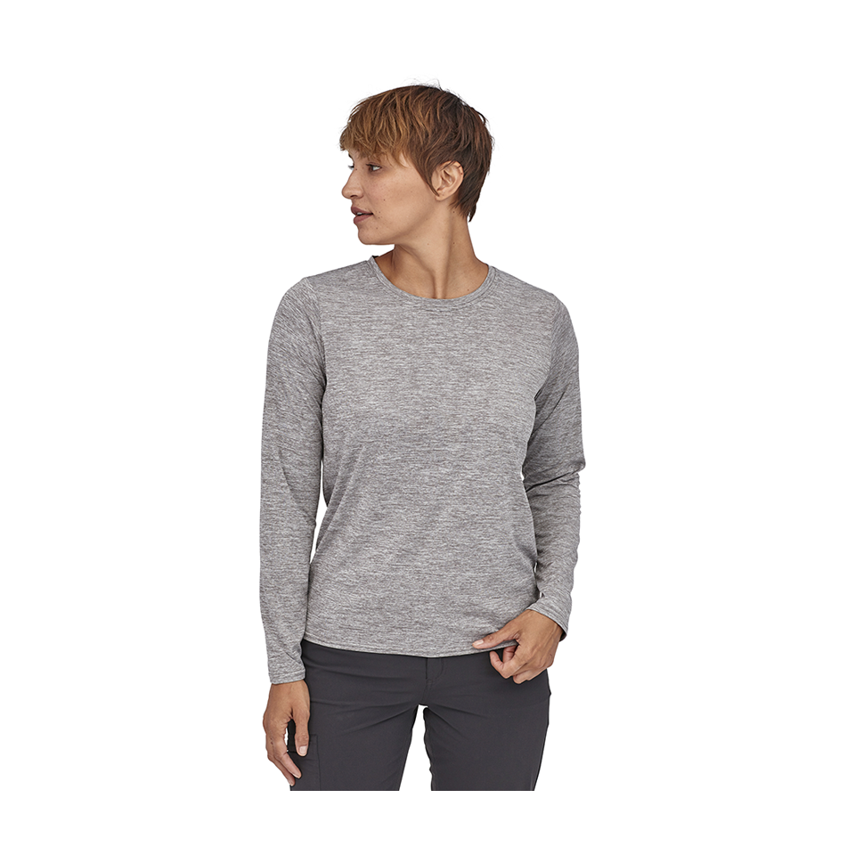 Patagonia Women's Long-Sleeved Capilene Cool Daily Shirt Feather Grey