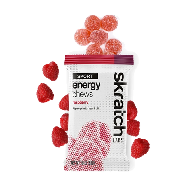 Skratch Labs Sport Energy Chews Raspberry