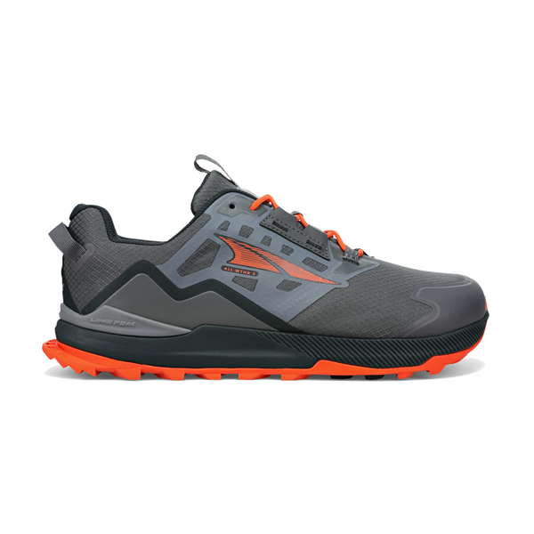 Altra Men's Lone Peak ALL-WTHR Low 2 Gray/Orange