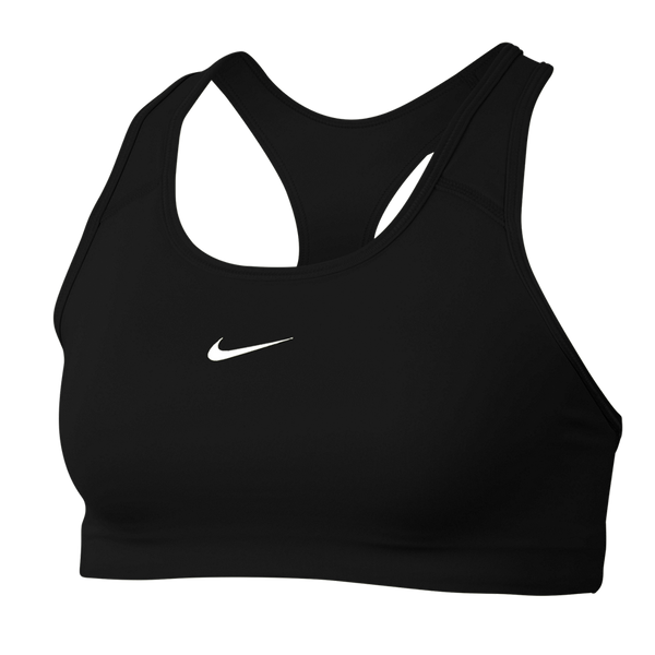 Nike Women's Dri-FIT Swoosh Medium-Support 1-Piece Pad Sports Bra Black