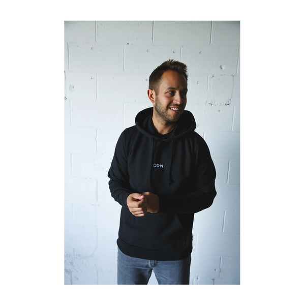 CDN Unisex Stitch Hoodie Black
