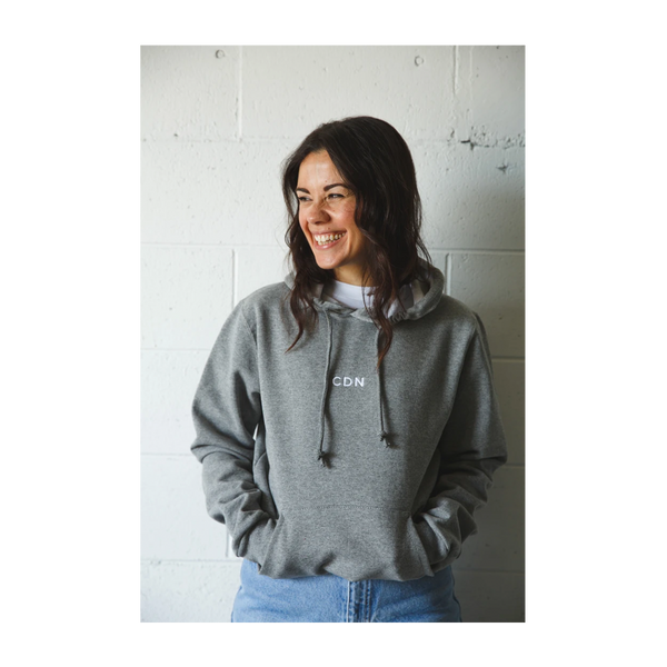 CDN Unisex Stitch Hoodie Athletic Grey