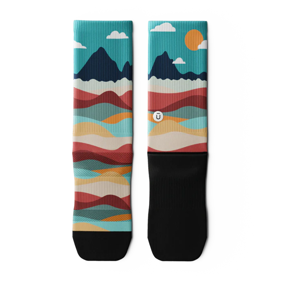 Outway Head In The Clouds Crew Socks Secondary image