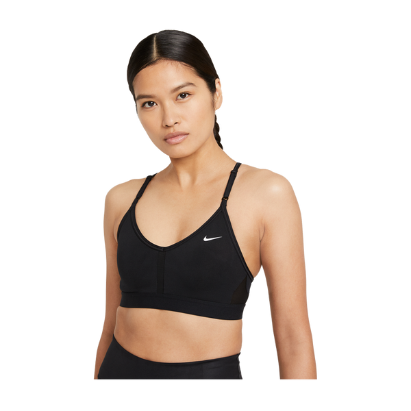Nike Women's Nike Dri-FIT Indy Light-Support Padded V-Neck Sports Bra Black