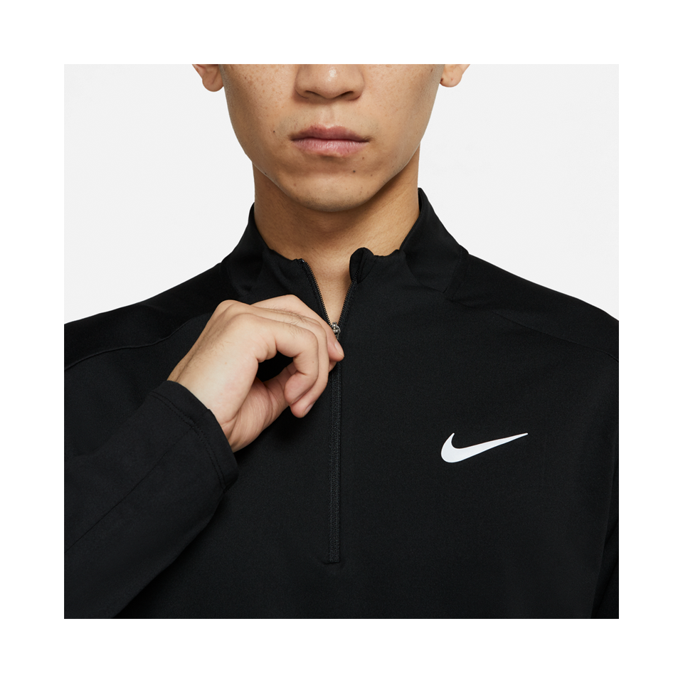 Nike Men's Dri-FIT Element	Men's 1/4-Zip Running Top Black