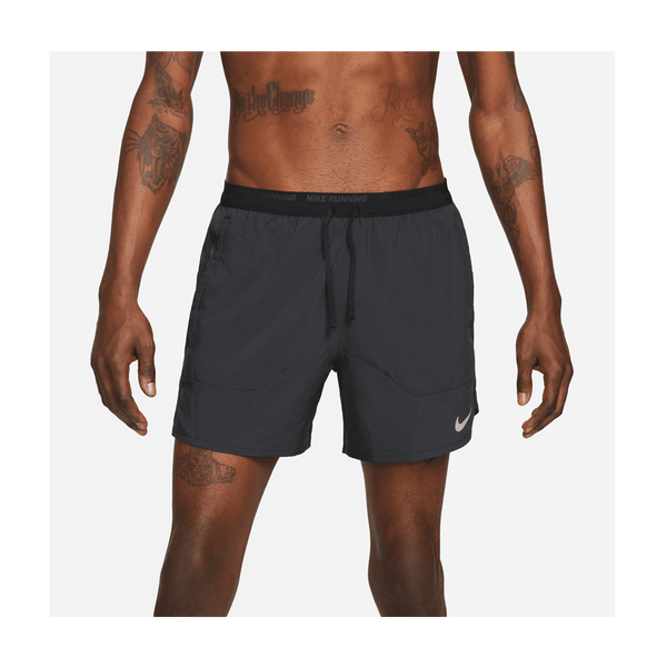 Nike Men's Dri-FIT Stride 5" Brief-Lined Running Shorts Black