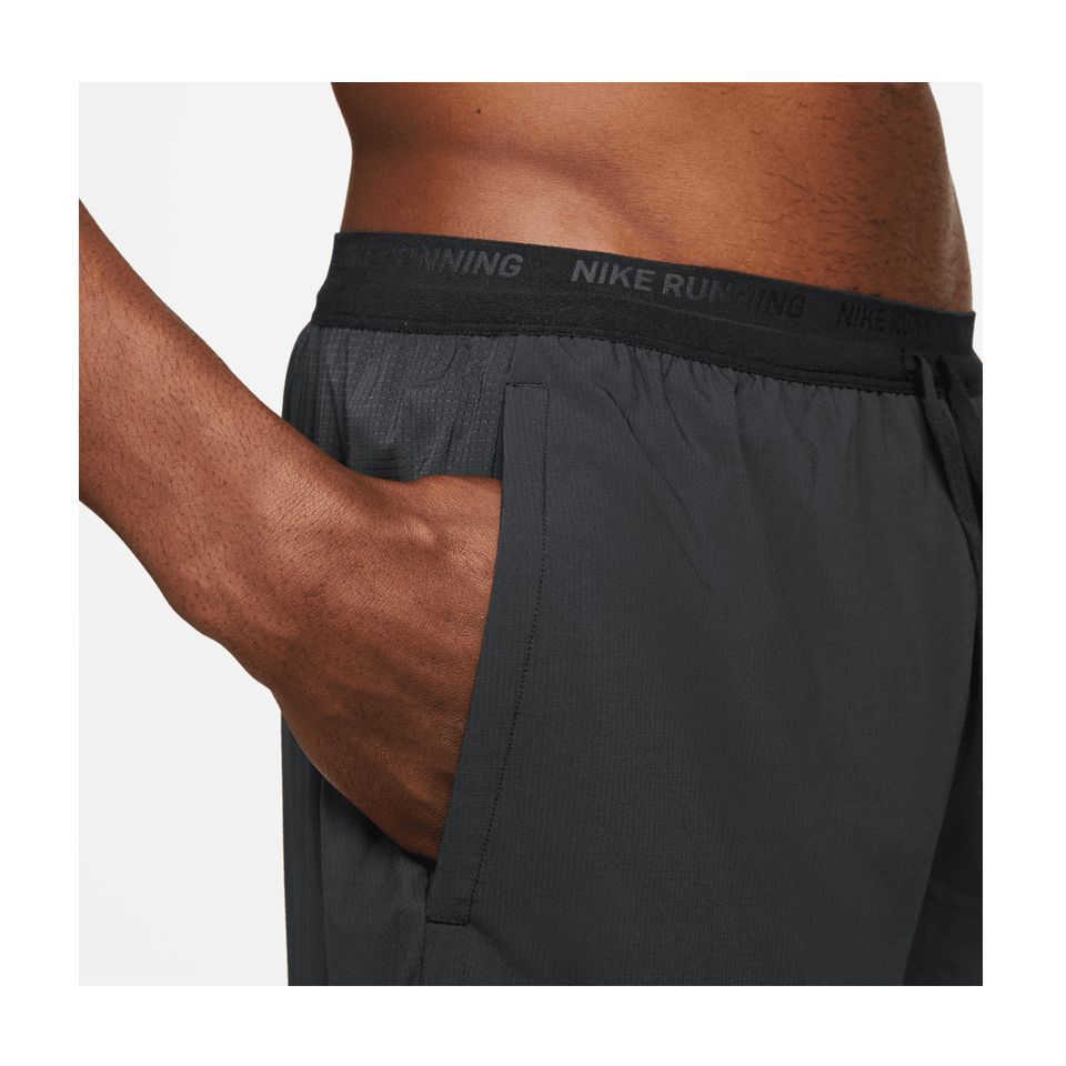 Nike Men's Dri-FIT Stride 5" Brief-Lined Running Shorts Black