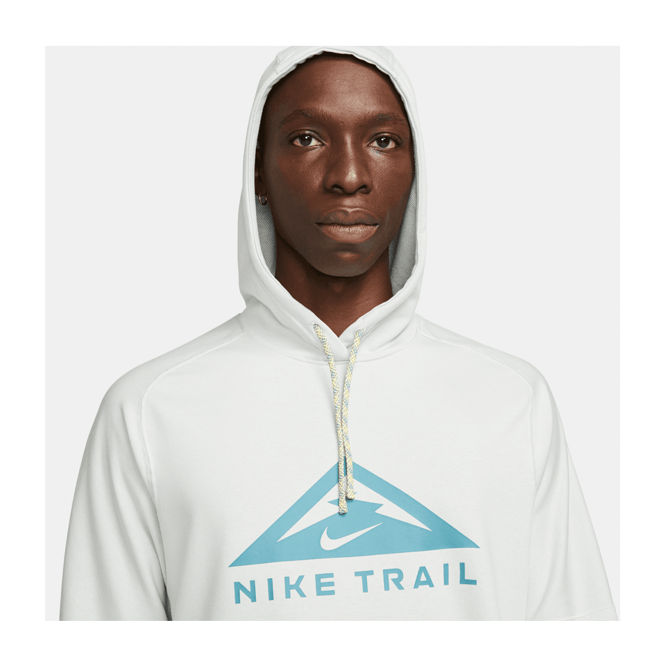 Nike Men's Dri-FIT Trail Pullover Trail Running Hoodie Light Silver/Mineral Teal/Mineral Teal