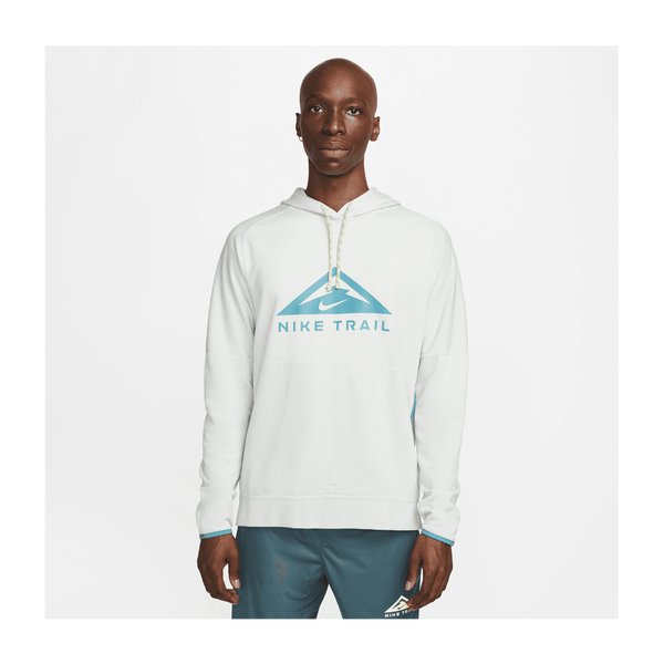 Nike Men's Dri-FIT Trail Pullover Trail Running Hoodie Light Silver/Mineral Teal/Mineral Teal