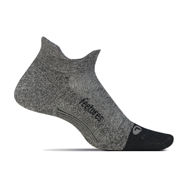 Feetures Elite Light Cushion No Show Tab Gray