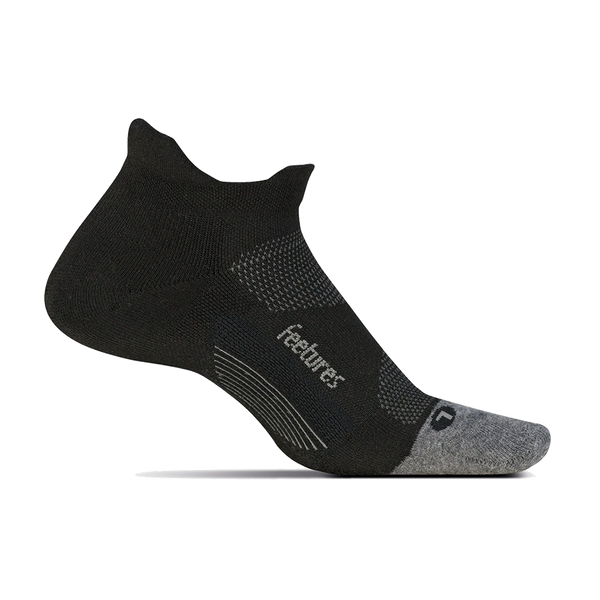 Feetures Elite Max Cushion No Show Tab Black