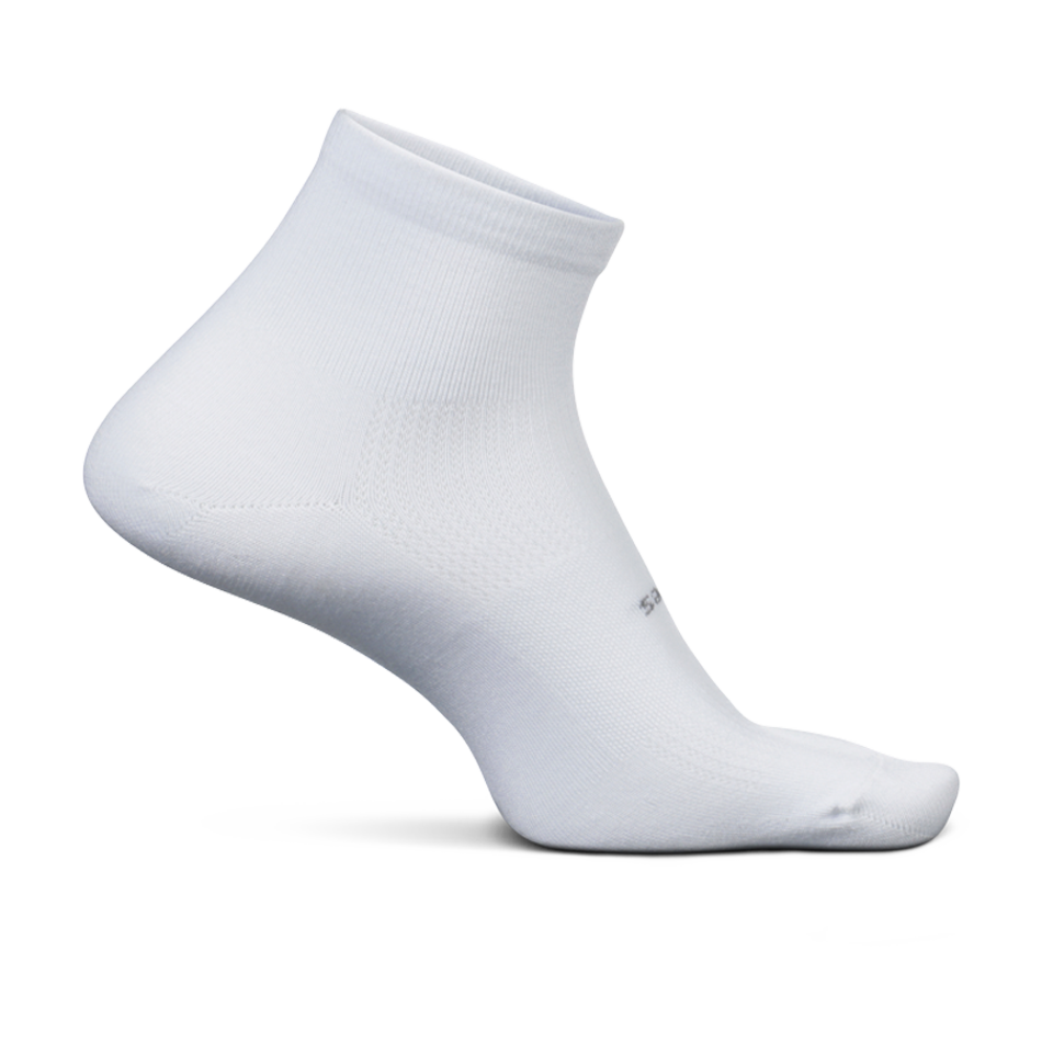 Feetures High Performance Ultra Light Quarter White