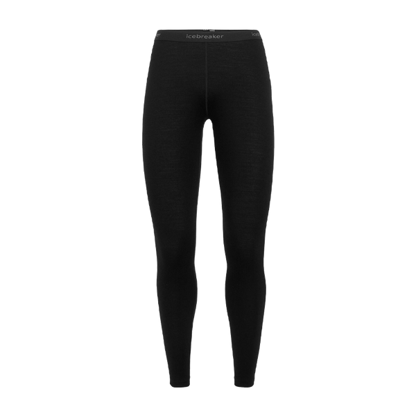 Icebreaker Women's Merino 260 Tech Thermal Leggings Black